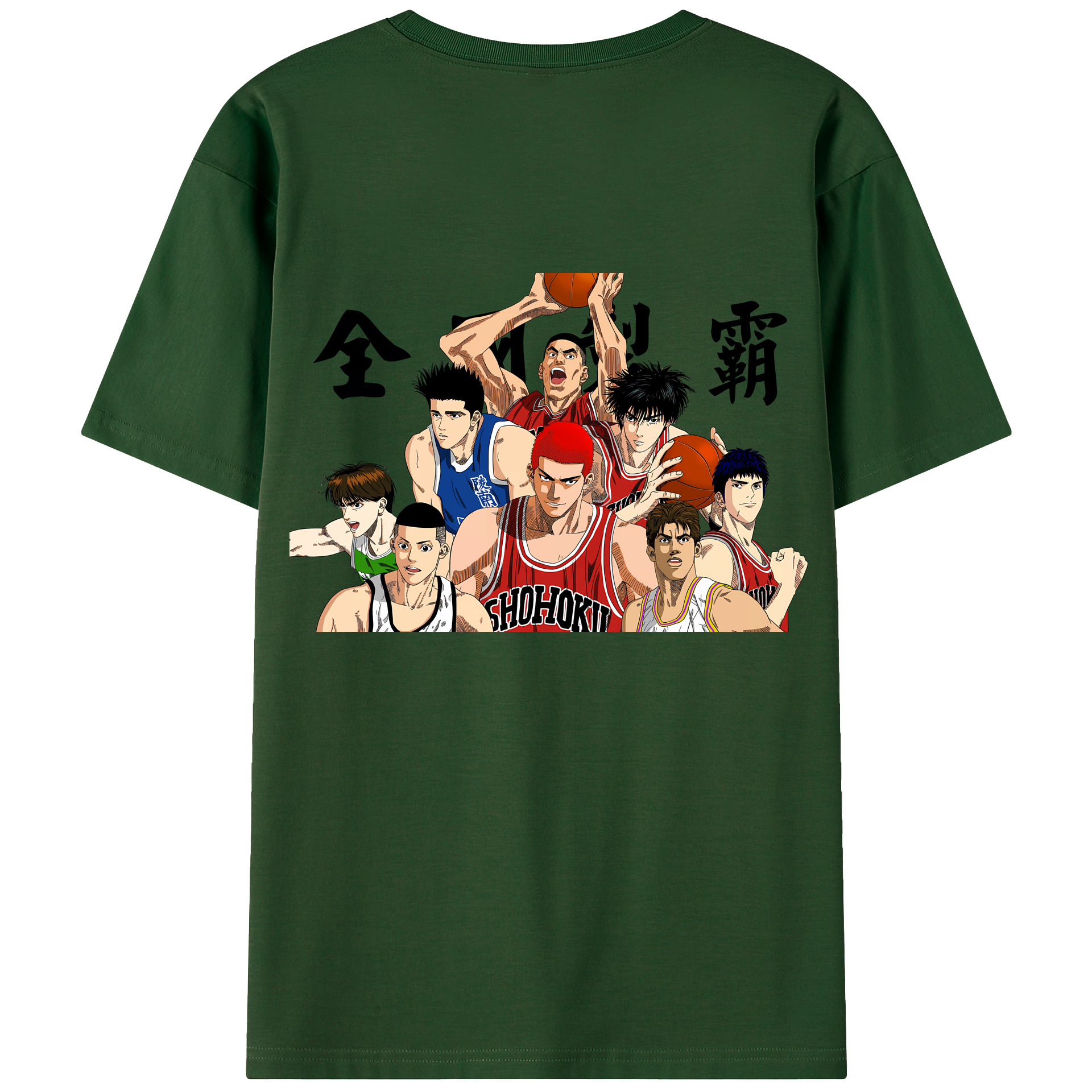 （画像用） SLAM DUNK／スラムダンク 綿100％半袖Tシャツ（背面プリント）